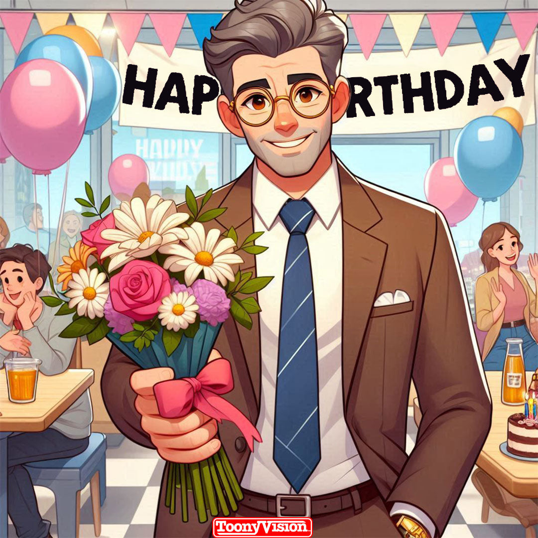 Custom Animated Birthday eCard with Your Face and Voice - ToonyVision