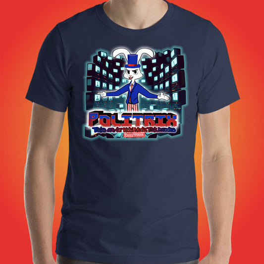 PoliTrix Cartoons by ToonyVision Official Show Logo Men Cartoon T-Shirts - ToonyVision