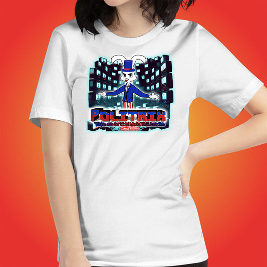 PoliTrix Cartoons by ToonyVision Official Show Logo Women Cartoon T-Shirts - ToonyVision