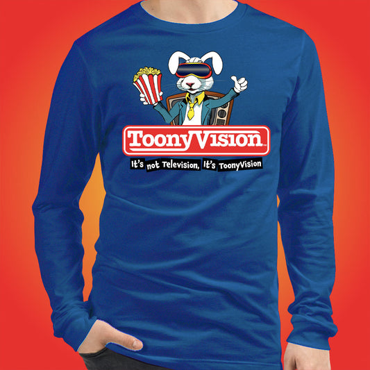 ToonyVision Cartoon Long Sleeve Shirt TV Rabbit Mens Shirts - ToonyVision
