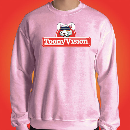 ToonyVision Sweatshirt Rabbit Logo Mens Crewneck Pullovers - ToonyVision