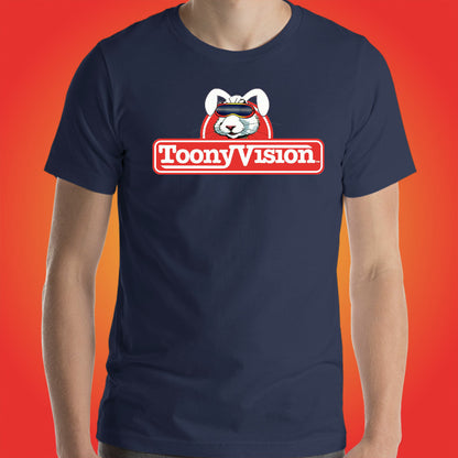 ToonyVision T-Shirt Rabbit Logo Mens Cartoon Tee Shirts - ToonyVision