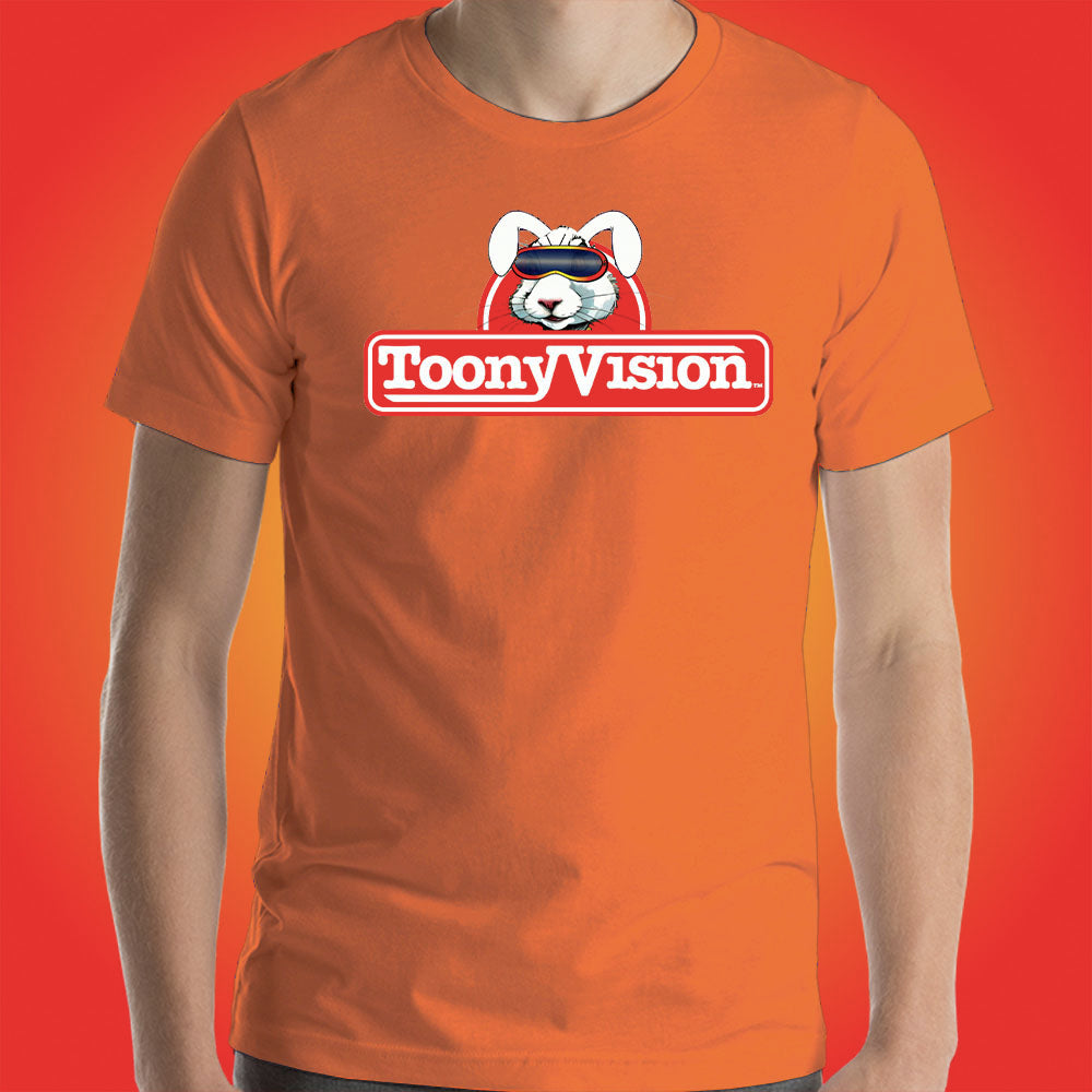 ToonyVision T-Shirt Rabbit Logo Mens Cartoon Tee Shirts - ToonyVision