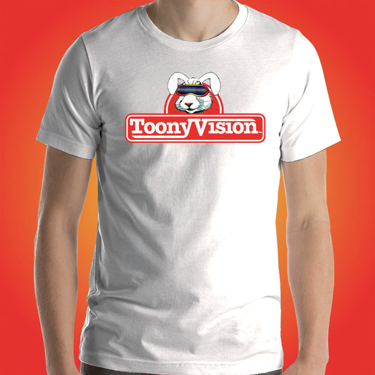 ToonyVision T-Shirt Rabbit Logo Mens Cartoon Tee Shirts - ToonyVision