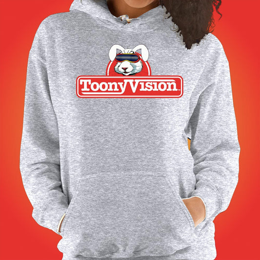 ToonyVision Hoodie Rabbit Logo Womens Cartoon Hoodies - ToonyVision