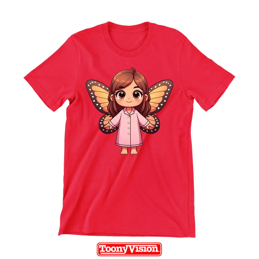 ToonyVision Girls Custom Cartoon Shirt – Made from Her Selfie - www.ToonyVision.com