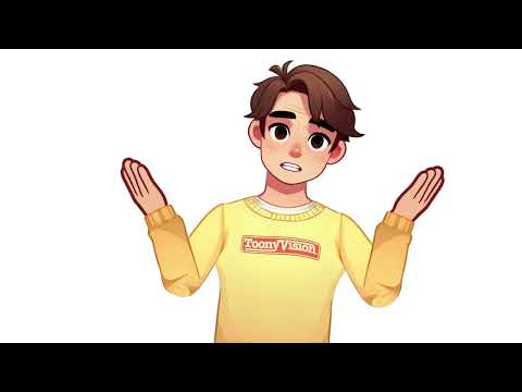 Hand Sign Animation of YOU in Real Cartoon Made