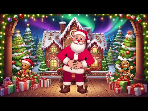 Create Personalized Message Letter from Santa Christmas Specialty Gift Cartoon by Gingerbread House