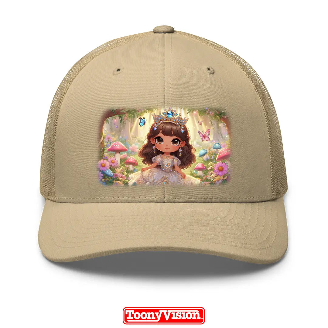 ToonyVision printed girls cap with superhero or themed cartoon character from photo and bold front-panel merch print