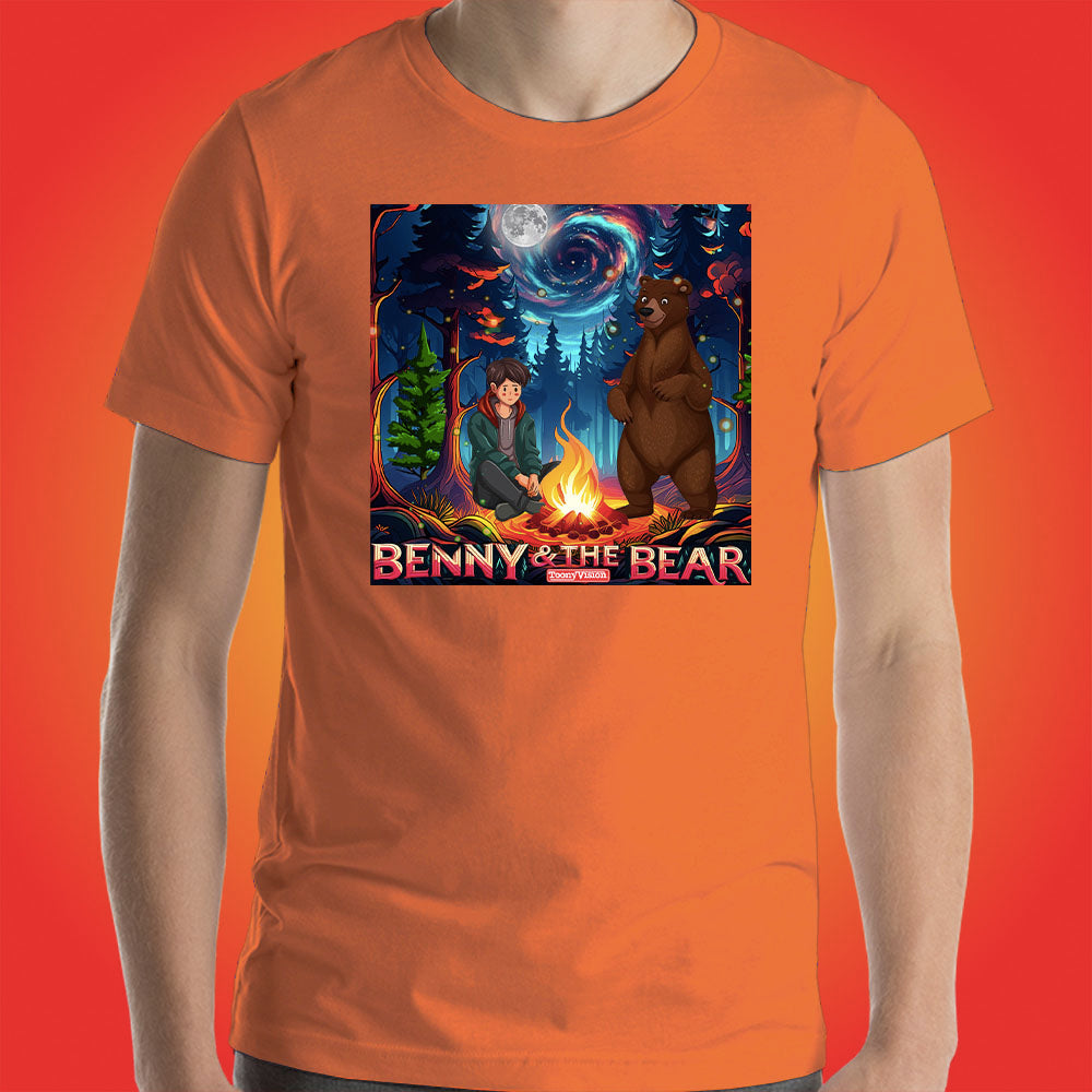 Benny & The Bear Official Show Shirt Original Cartoon Animation Series by ToonyVision Men Tee Shirts - ToonyVision