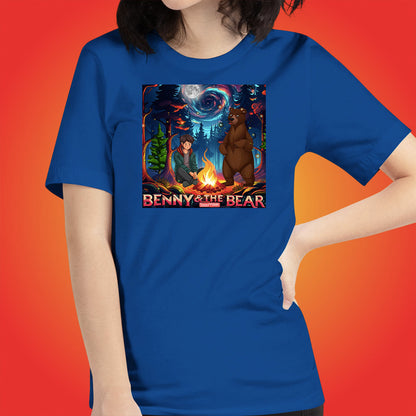 Benny & The Bear Official Show Shirt Original Cartoon Animation Series by ToonyVision Women Tee Shirts - ToonyVision