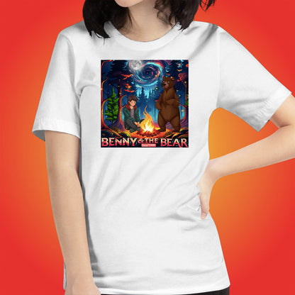 Benny & The Bear Official Show Shirt Original Cartoon Animation Series by ToonyVision Women Tee Shirts - ToonyVision