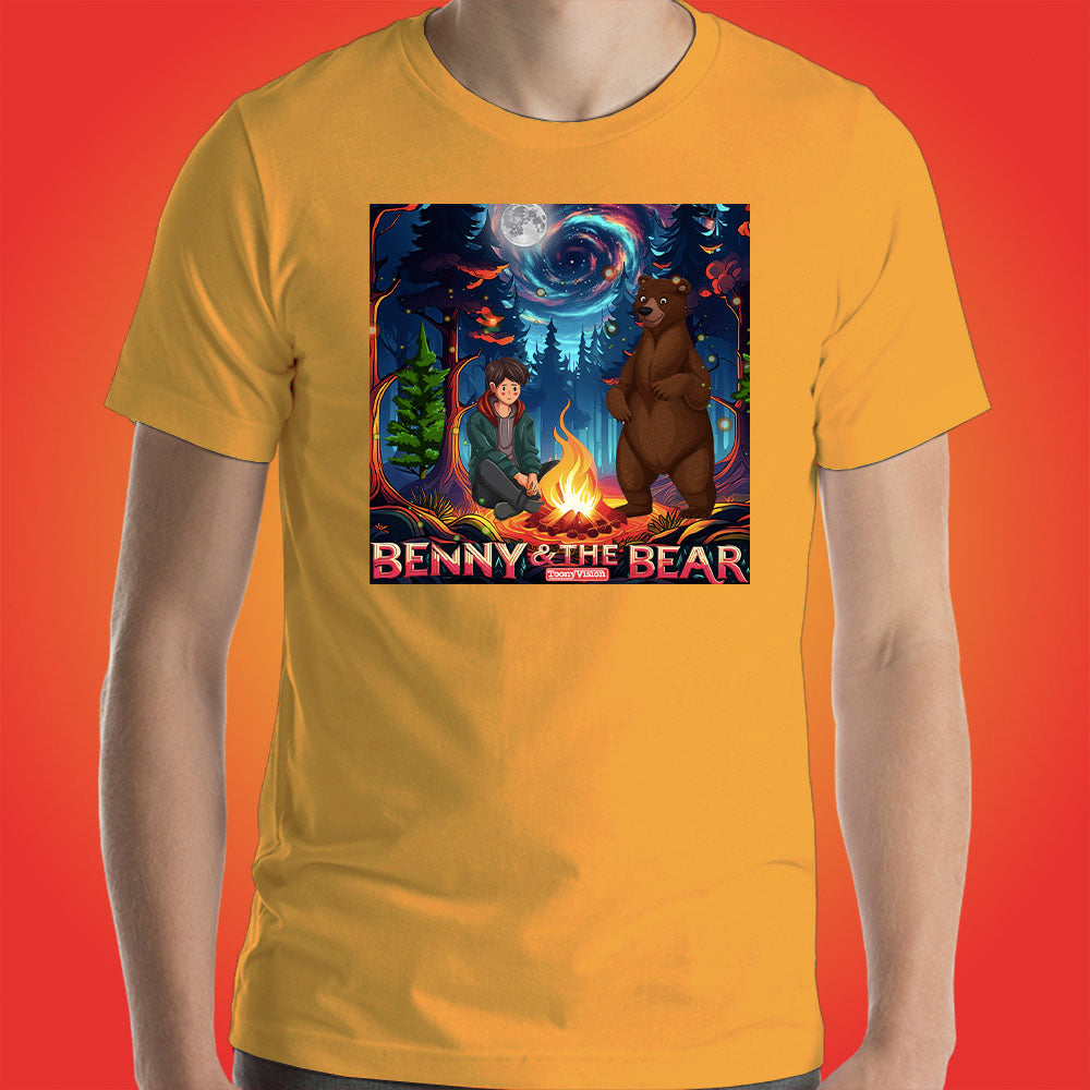 Benny & The Bear Official Show Shirt Original Cartoon Animation Series by ToonyVision Men Tee Shirts - ToonyVision