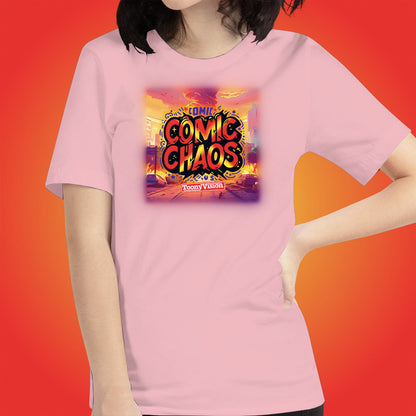 Comic Chaos Official Show Shirt Original Cartoon Animation Series by ToonyVision Women's Tee Shirts - ToonyVision