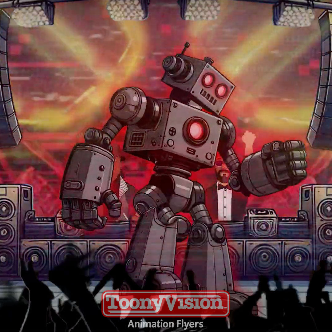 Event Party Flyer Animation Visual Effects Motion Graphic Cartoons by ...