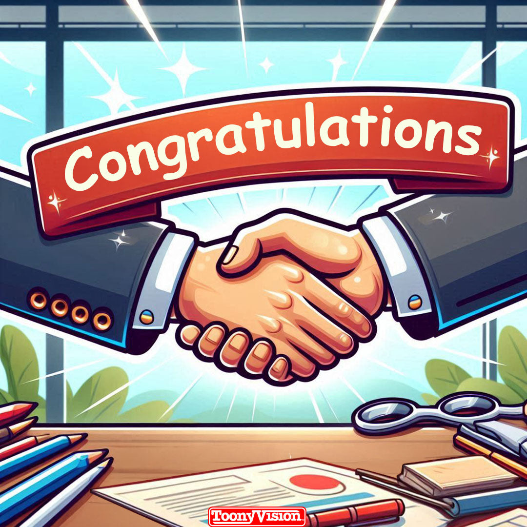 Funny Animated Congratulations eCard for Any Occasion – ToonyVision