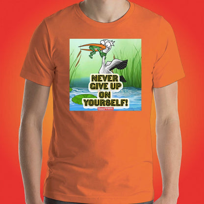 Motivational Animations Never Give Up on Yourself Ep. 2 Cartoon Motivational ToonyVision Men Tee Shirt Tops - ToonyVision