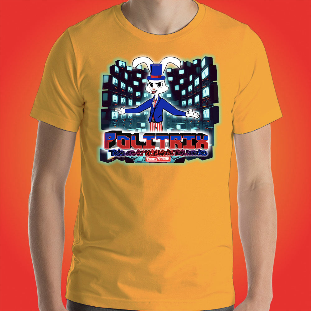 PoliTrix Cartoons by ToonyVision Official Show Logo Men Cartoon T-Shirts - ToonyVision