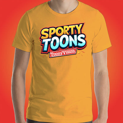 SportyToons Cartoon Sports Official Show Shirt Original Series by ToonyVision Men Tees Shirts - ToonyVision