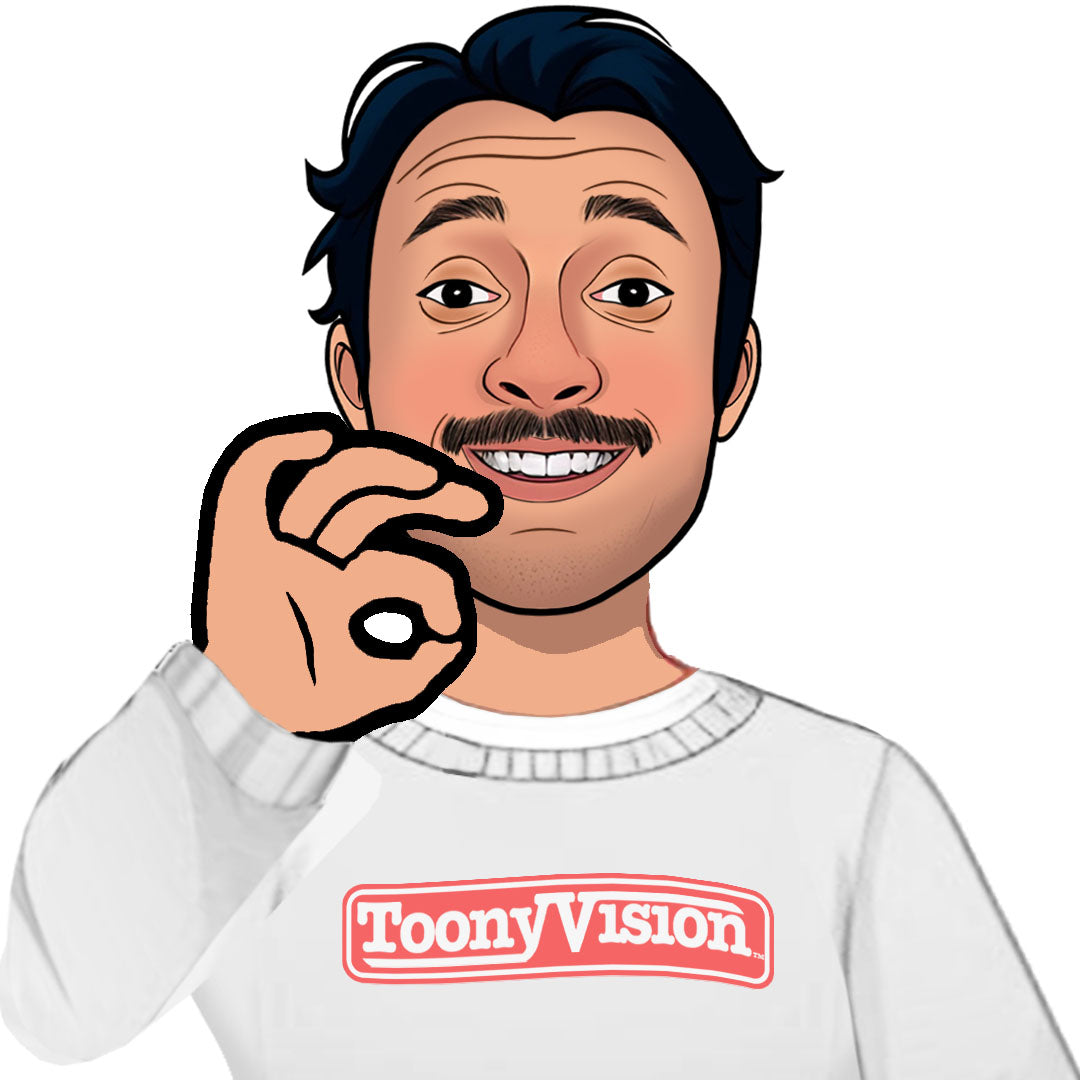 Cartoon of YOU with Hand Sign Gesture Made in Real Cartoon Animation (MP4) - ToonyVision