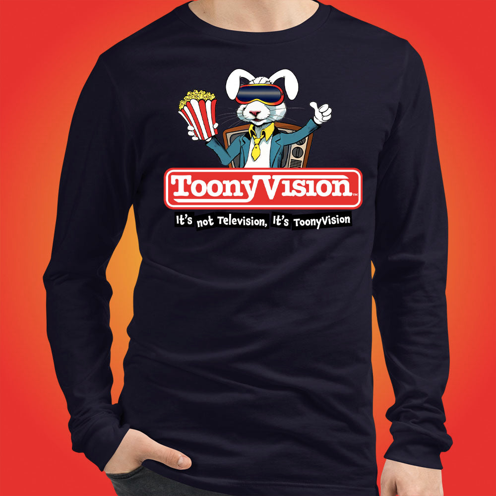 ToonyVision Cartoon Long Sleeve Shirt TV Rabbit Mens Shirts - ToonyVision