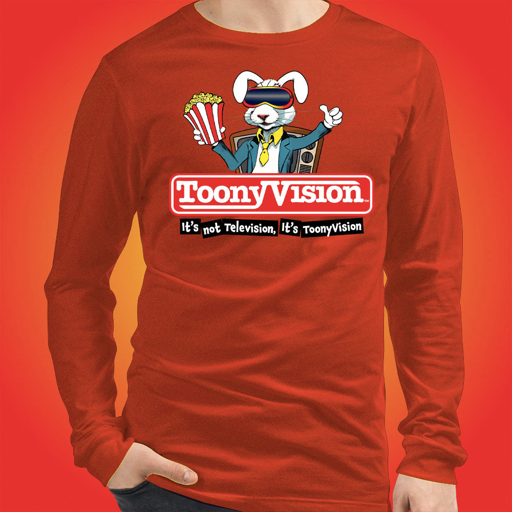 ToonyVision Cartoon Long Sleeve Shirt TV Rabbit Mens Shirts - ToonyVision