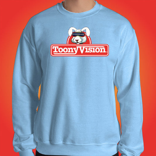ToonyVision Sweatshirt Rabbit Logo Mens Crewneck Pullovers - ToonyVision