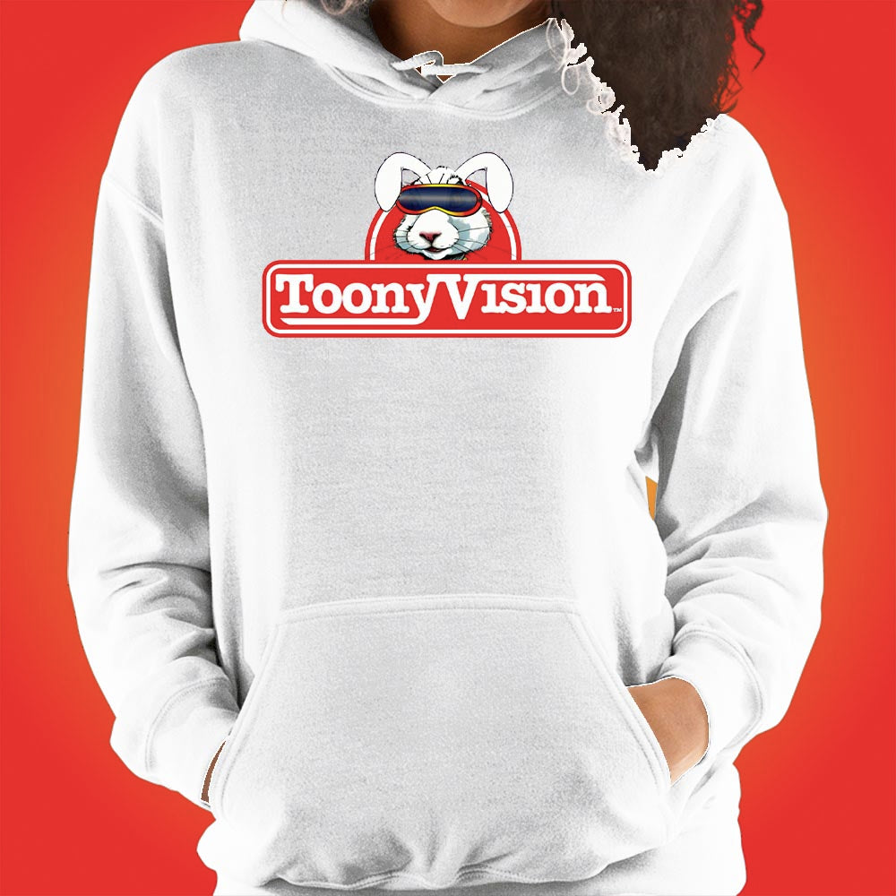 ToonyVision Hoodie Rabbit Logo Womens Cartoon Hoodies - ToonyVision