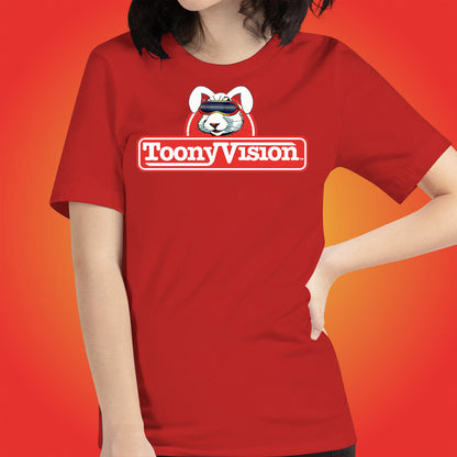ToonyVision T-Shirt Rabbit Logo Womens Cartoon Tee Shirts - ToonyVision