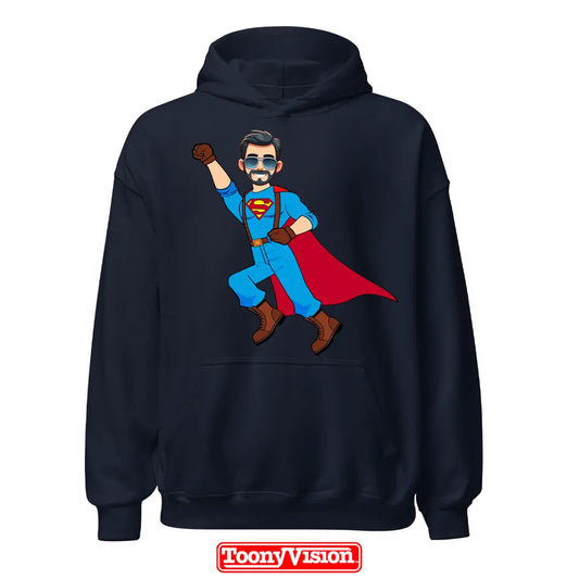 Personalized Cartoon Hoodie for Men – Made from Your Selfie