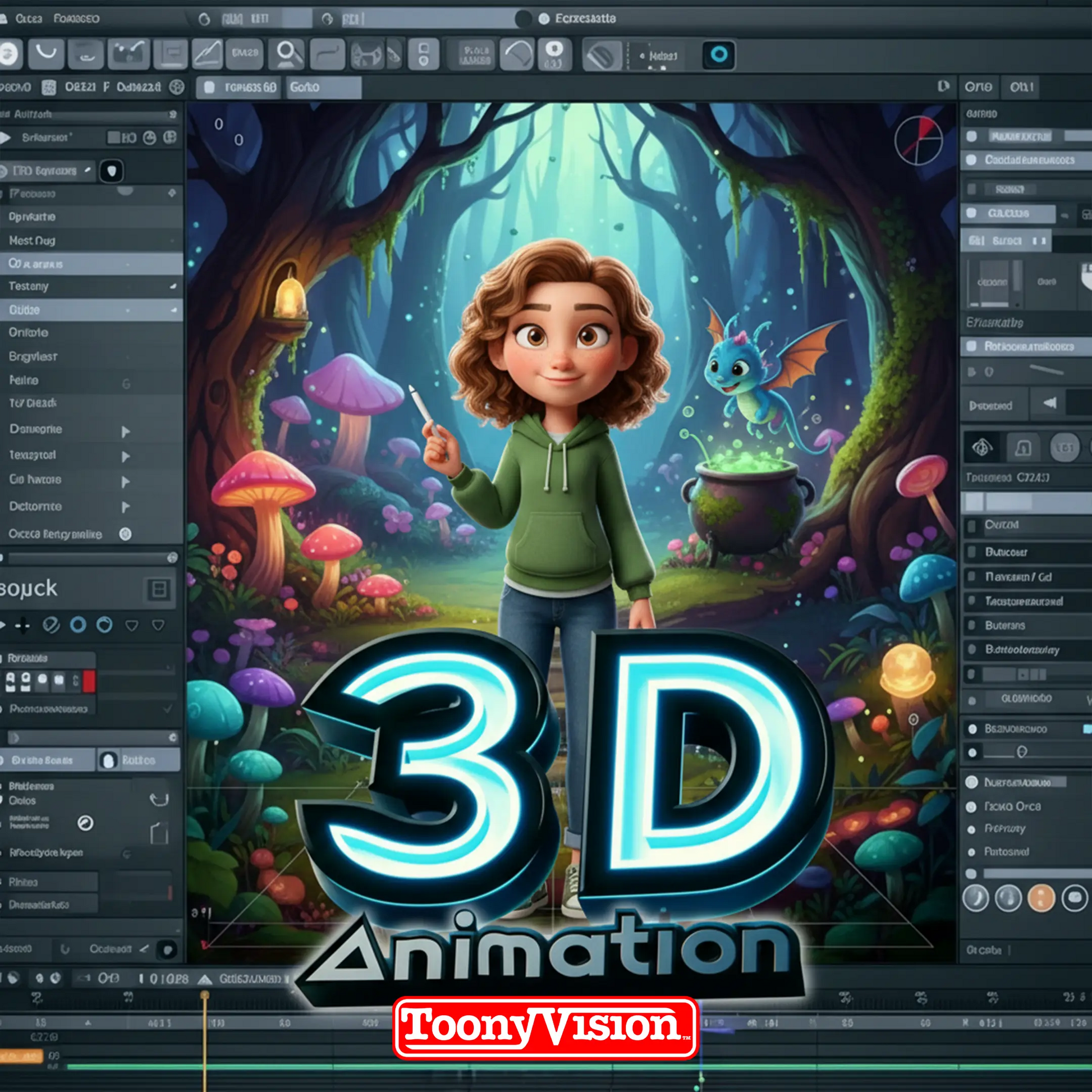 ToonyVision 15-second 3D animated commercial with cinematic CGI product visuals and character animation for paid ads
