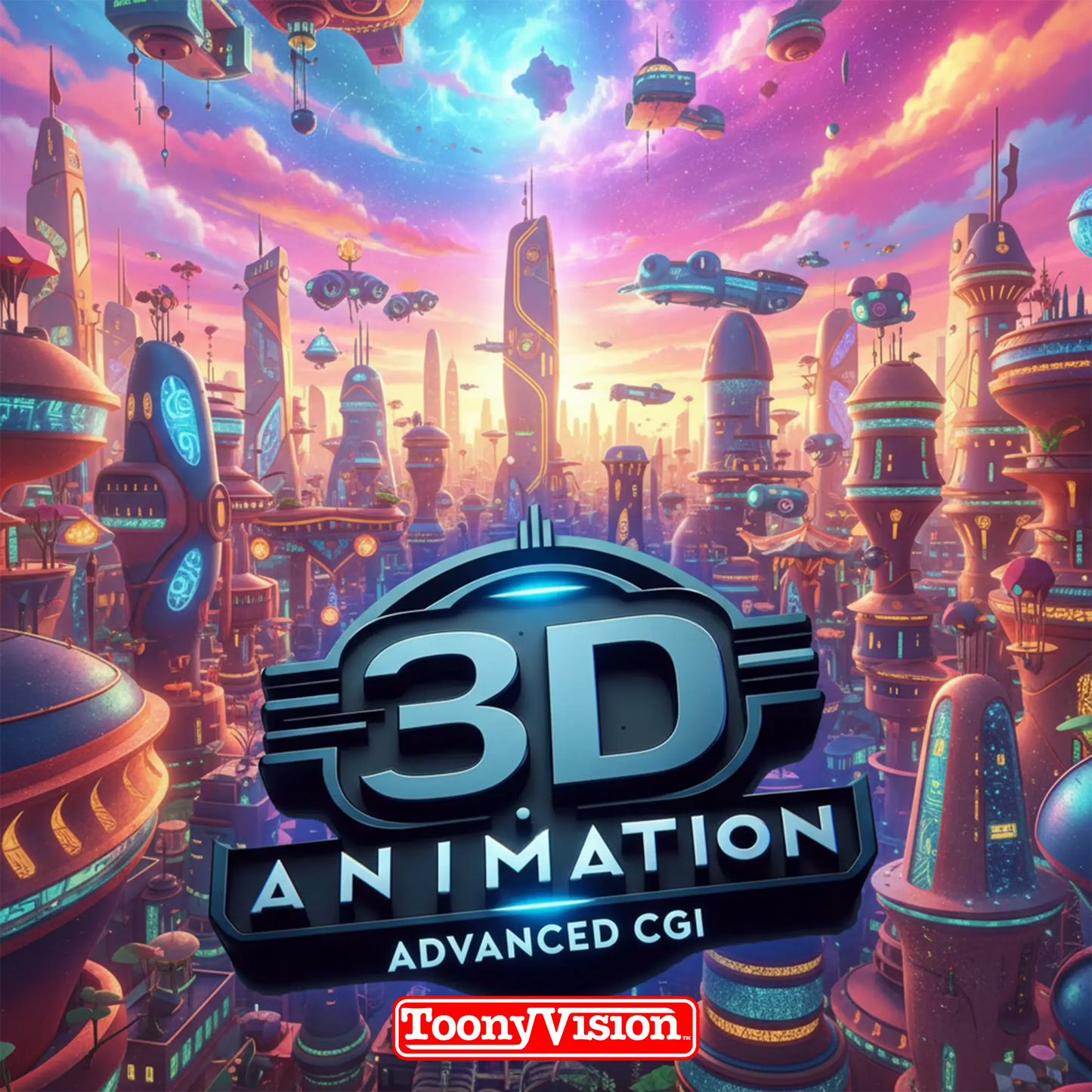 ToonyVision 3D CGI animation starter $99 deposit for a 6-second 3D animated commercial ad