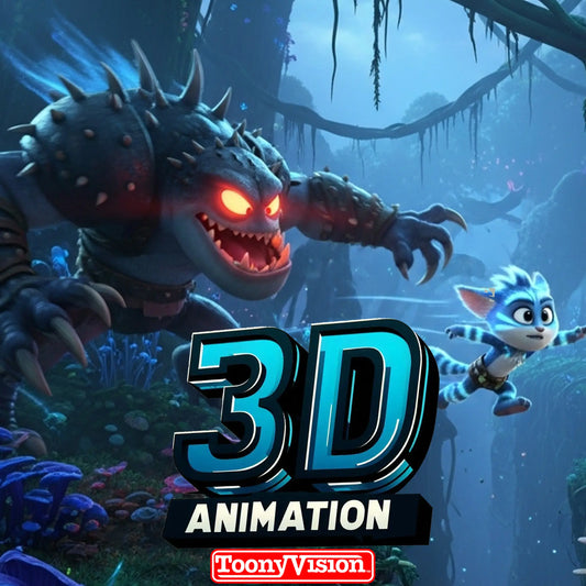 ToonyVision Animation Ad Agency 3D CGI ad package choose 6 15 30 or 60 second animated commercial
