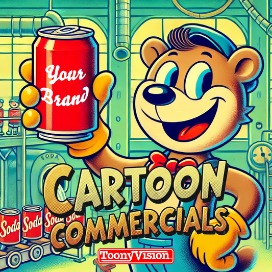 Cartoon Commercial Package – Choose 6s / 15s / 30s / 60s