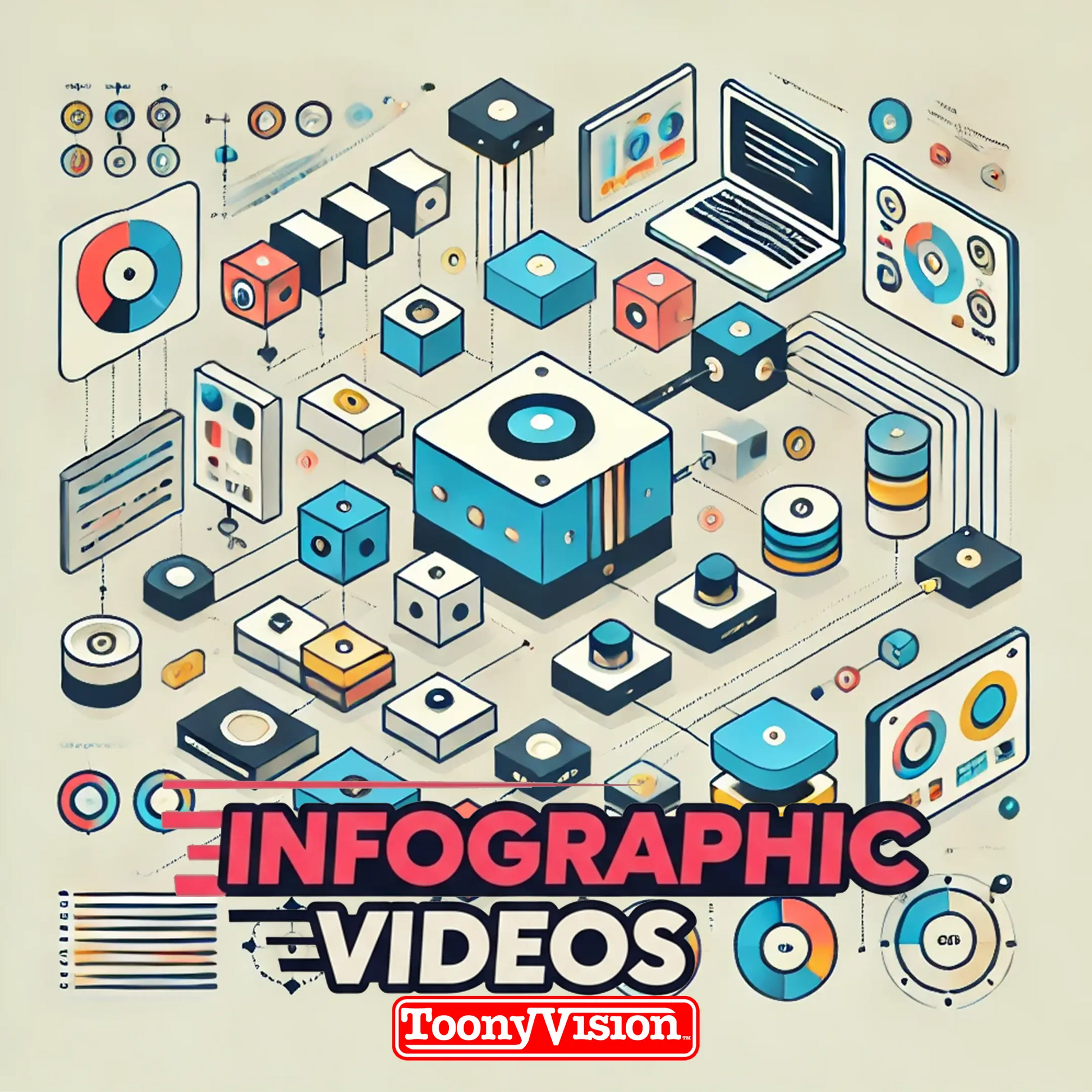 ToonyVision Animation Ad Agency 30 second infographic video animated data visualization charts graphs motion graphics and voiceover