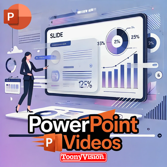 ToonyVision Animation Ad Agency 30 second PowerPoint video with animated slides motion graphics and presentation animation