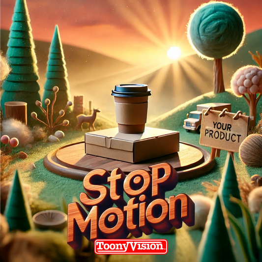 ToonyVision Animation Ad Agency stop motion animation 15 seconds frame by frame stop motion commercial ad video production