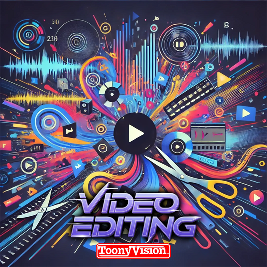 ToonyVision Animation Ad Agency video editing starter deposit for high retention short form editing captions color grading and social media ad editing