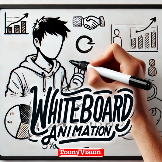 ToonyVision Animation Ad Agency whiteboard animation starter 30 second whiteboard explainer video production doodle style drawing animation