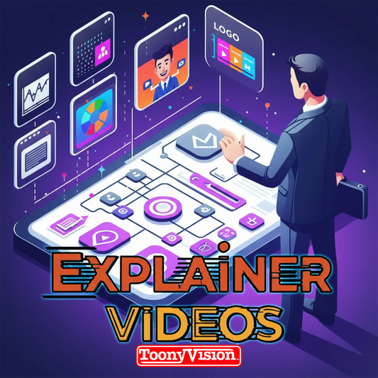 ToonyVision explainer video starter deposit $99 to start an animated explainer for SaaS, product, and business marketing