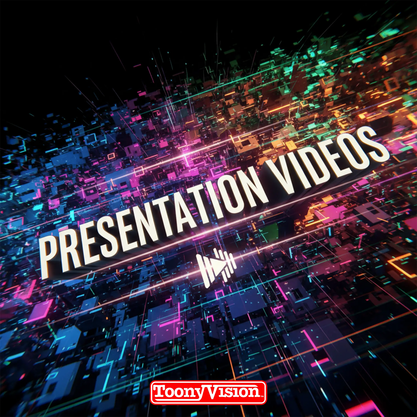 ToonyVision presentation video starter deposit for pitch deck animation, sales deck video, and investor presentation video with studio motion design
