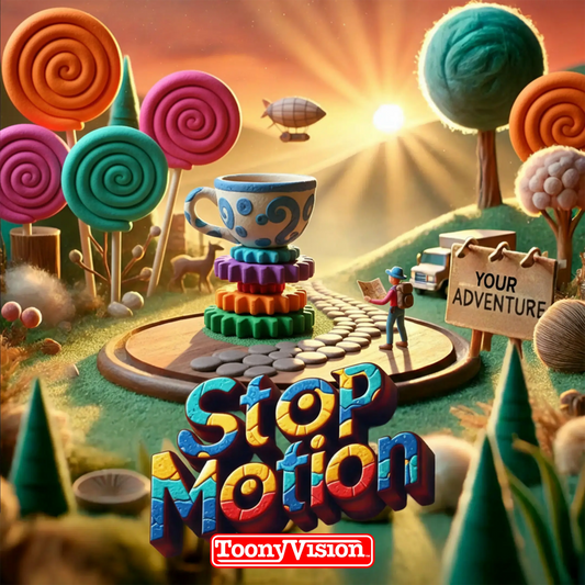 ToonyVision stop motion starter deposit 6 second frame-by-frame animation commercial ad video