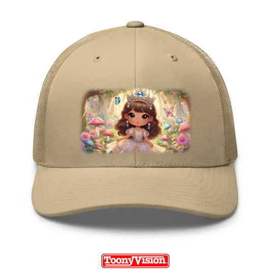 ToonyVision printed girls cap with superhero or themed cartoon character from photo and bold front-panel merch print